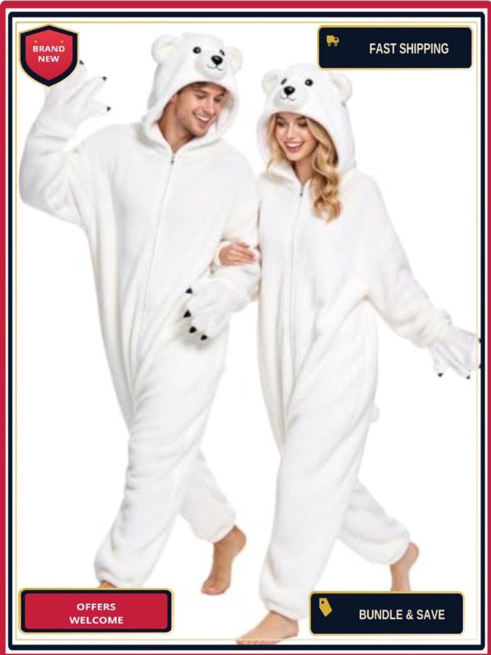 Polar Fleece Adult Onesie Pajama Costume